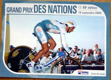 Cyclisme - Road Book Livre de route Gd PRIX des NATIONS 2004