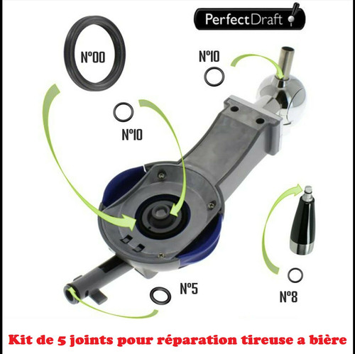 Joint poignée robinet - , tireuse