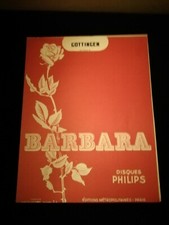 partition originale "Gottingen"  Barbara etat neuf edt metropolitaines