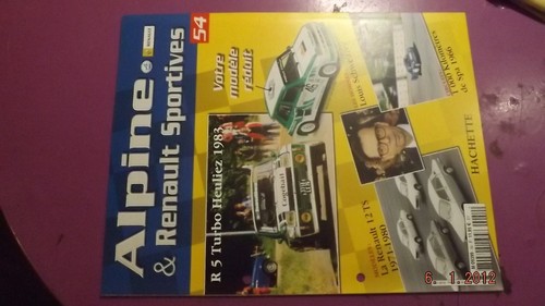 Fascicule alpine renault - fascicule,