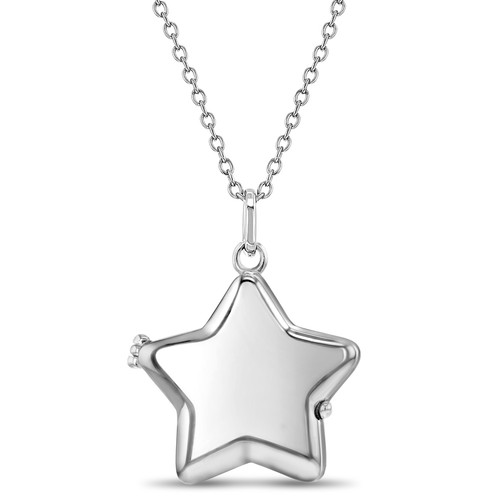 Pendentif collier argent - en,