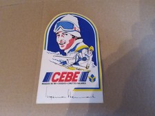 Ancien autocollant sport ski