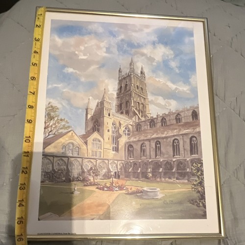 Framed gloucester cathedral - framed,