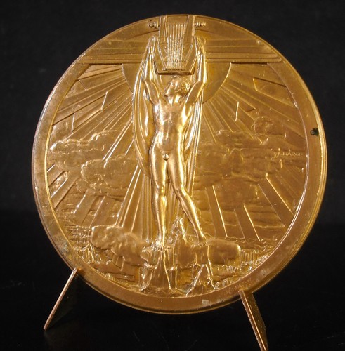 Médaille art déco richard - médaille, art-déco