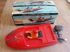 jouet ancien canot automobile