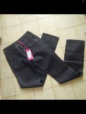 Jean femme brut enduit taille - enduit,