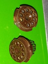 2x socket support NOVAL Bakelite tube électronique câblage  Nos       Sup48