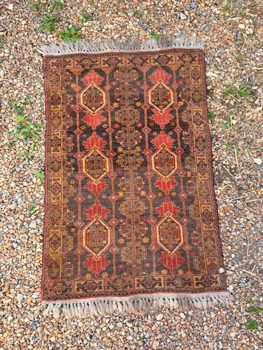 Tapis vintage noué - vintage,