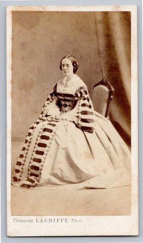 Cdv 1865 femme - femme, robe