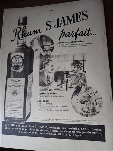 Rhum saint james - café, grog