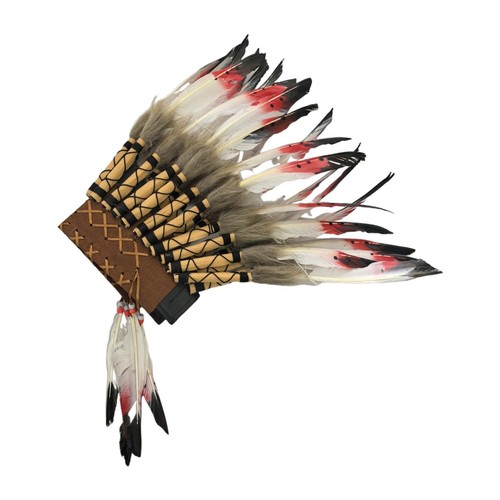 Coiffe indienne plumes pour - coiffe, en
