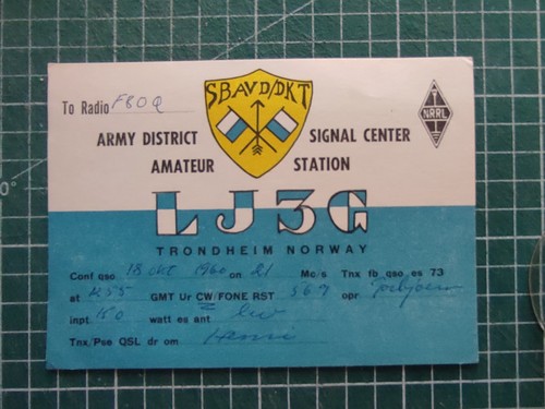 Br0978 carte radio amateur - br0978, qsl