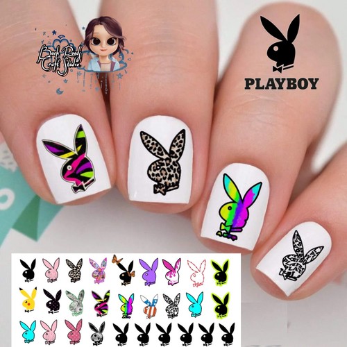 Playboy bunny waterslide nail - playboy,