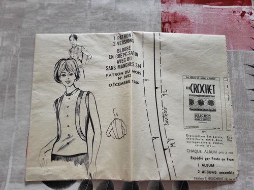 Ancien patron 1966 modes - ancien,