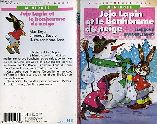 Jojo lapin bonhomme de - lapin, le