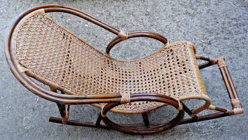 Rocking chair enfant rotin - rocking, en