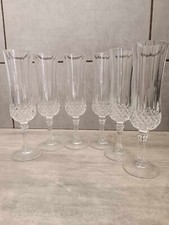 6 Coupes À Champagne Crystal