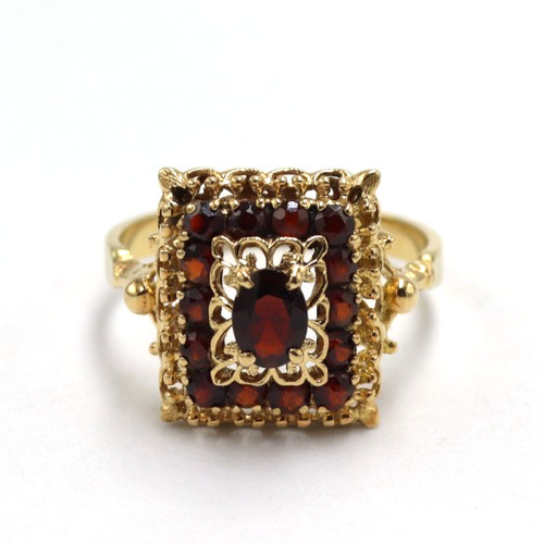 Bague rectangulaire avec - rectangulaire,