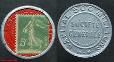 Timbre Monnaie, 5 cts vert