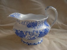 CREIL ET MONTEREAU,FLORA LICHEN,POT A LAIT EN PORCELAINE,EPOQUE FIN XIXème.