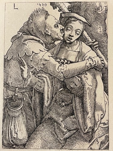 Gravure après lucas van - lucas,