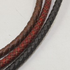 2M Corde Ronde En Cuir De