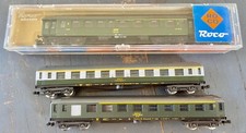 ROCO N lot 3 voitures voyageurs Bastille UIC vertes # 2276 C SNCF LIMA