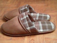 Mules brunes et carreaux T43