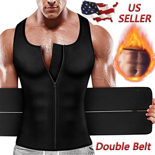 Men sauna suit sweat vest - suit,