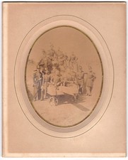 3e Régiment Voltigeurs Garde Impériale Fort d'Issy 1860 Photo albumine militaire