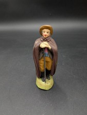 Ancien santon jeune berger  crèche Jésus Noël Hauteur 11,5 cm 