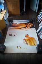 DIOR ✯ DUNE RHEA DURHAM Large French Vintage Advertising Fashion Poster Original