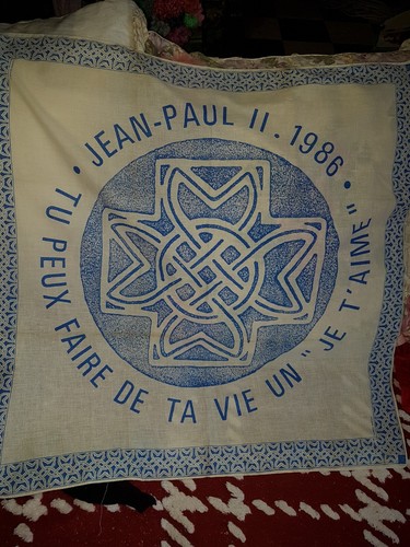 Vintage foulard jean paul ii - ,