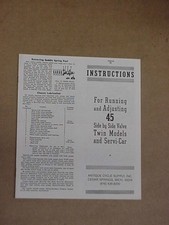 Instructions Harley pour 45