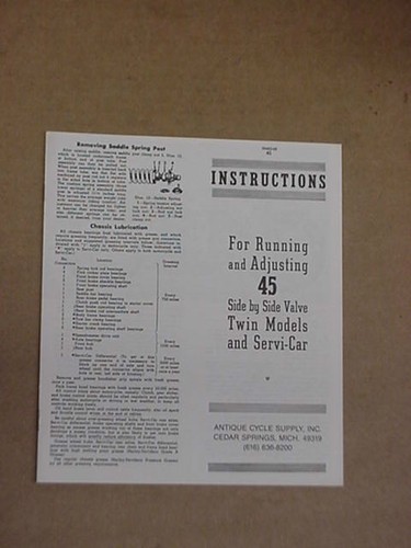 Instructions harley pour - instructions, 45