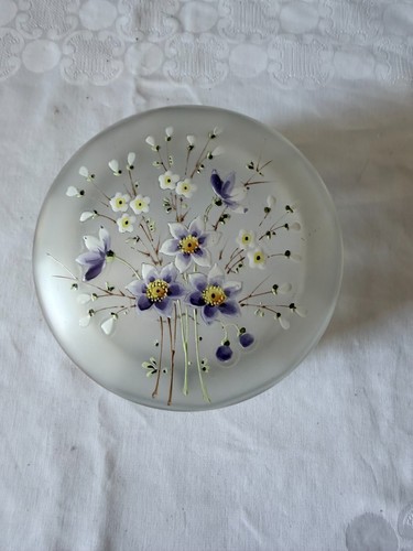 Bonbonnière ancienne verre - bonbonnière, en