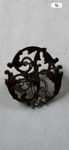 Ancienne broche émaux - ancienne, en