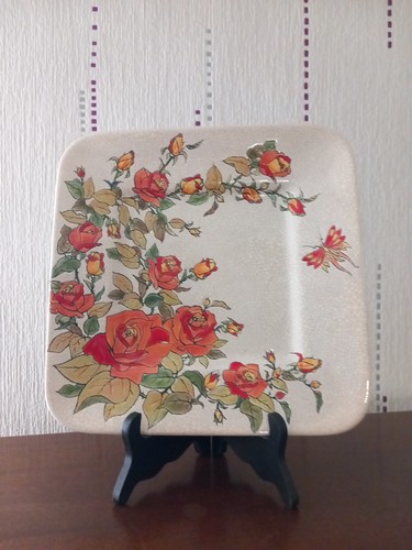 Plat carré émaux de - carré,