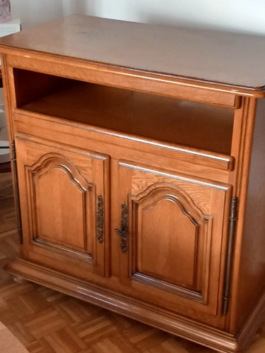 Meuble hifi en - tv, chêne