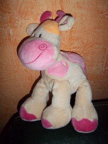 Doudou nattou peluche vache - doudou,
