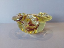 Beau cendrier vase en verre