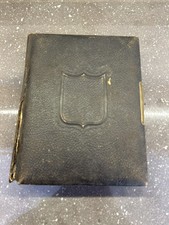 Ancien Album Photos 19e Siècle Presque Vide Idéal Scrapbooking