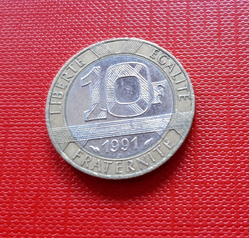 Monnaie france francs 1991 - france, 10