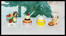 FÈVES DE COLLECTION "4 FÈVES GÂTEAUX ET GLACES " - B.H.