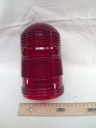 Ancien verre feu rouge pour - ancien,