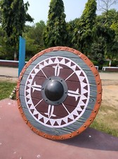 Bouclier viking médiéval en