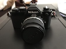 Ensemble Appareil Photo Nikon Reflex Argentique Moteur FM 250 34 53 ÉTAT PARFAIT