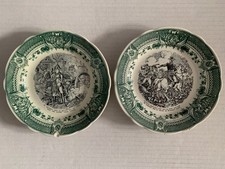 LOT 2 ASSIETTES SARREGUEMINES
