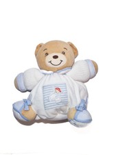 Doudou ours blanc bleu Kaloo