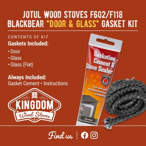 Jotul f602 f118 blackbear - f602,